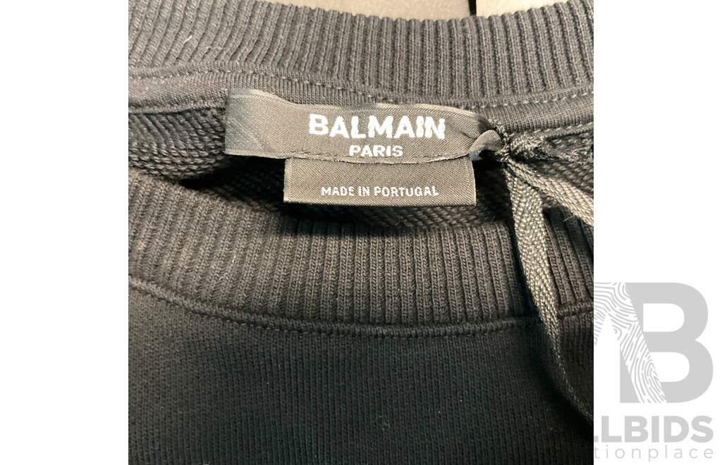 BALMAIN Kids Sweatshirt - Black - Size 14