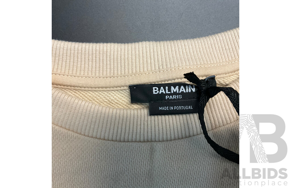 BALMAIN Kids Sweatshirt - Beige - Size 14