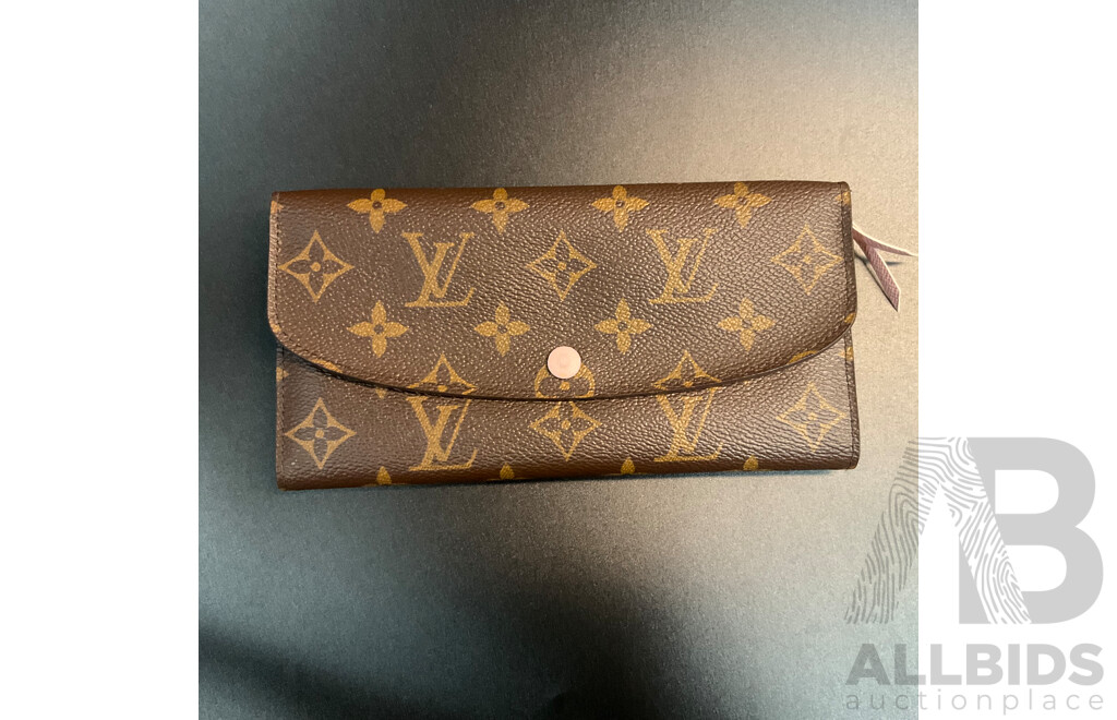 Brown/Pink Wallet Branded Louis Vuitton