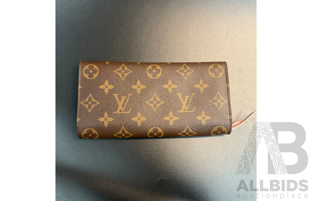 Brown/Pink Wallet Branded Louis Vuitton