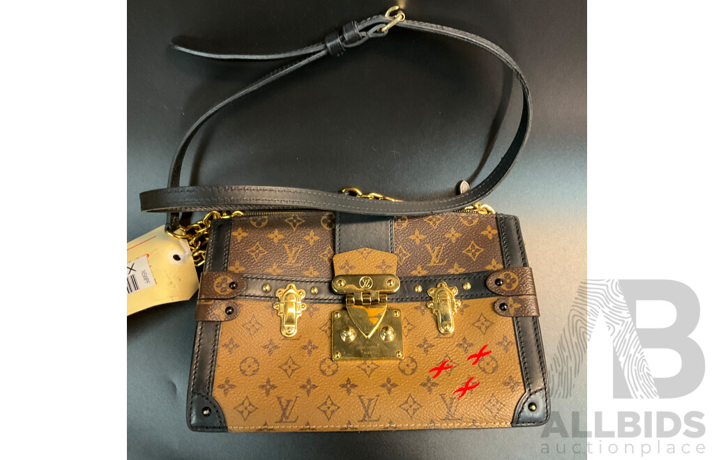 Brown Crossbody Bag Branded Louis Vuitton