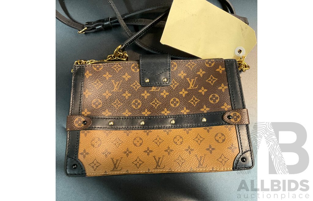 Brown Crossbody Bag Branded Louis Vuitton