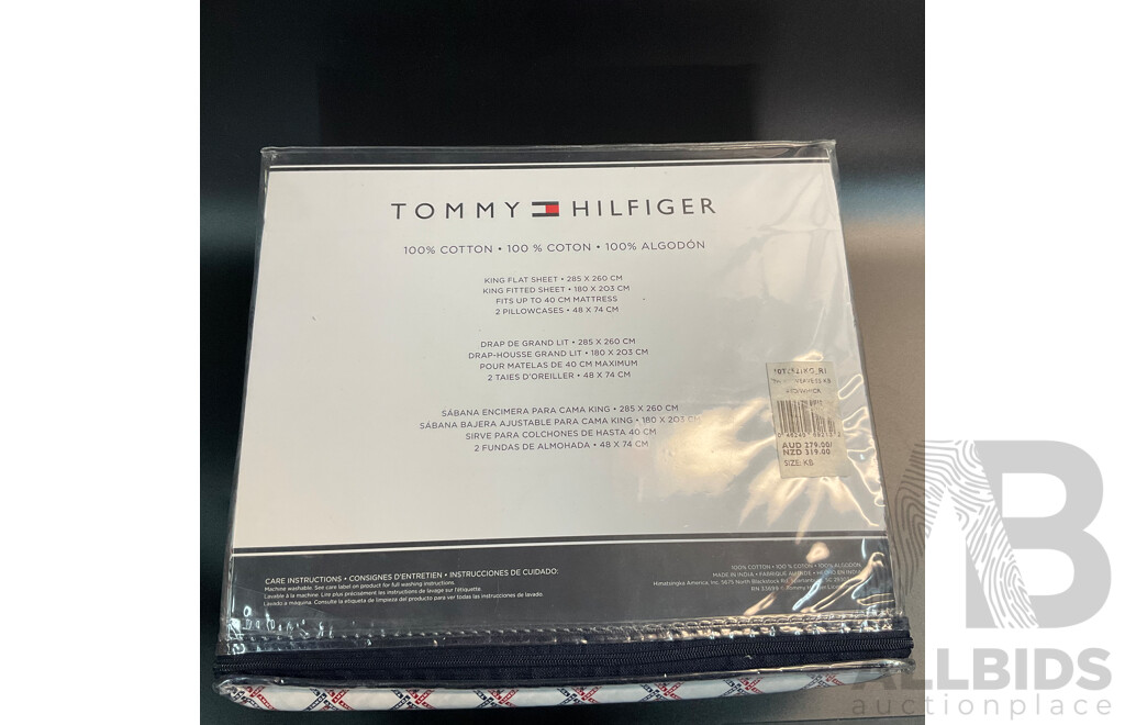 TOMMY HILFIGER King Sheet Set - ORP$279.00