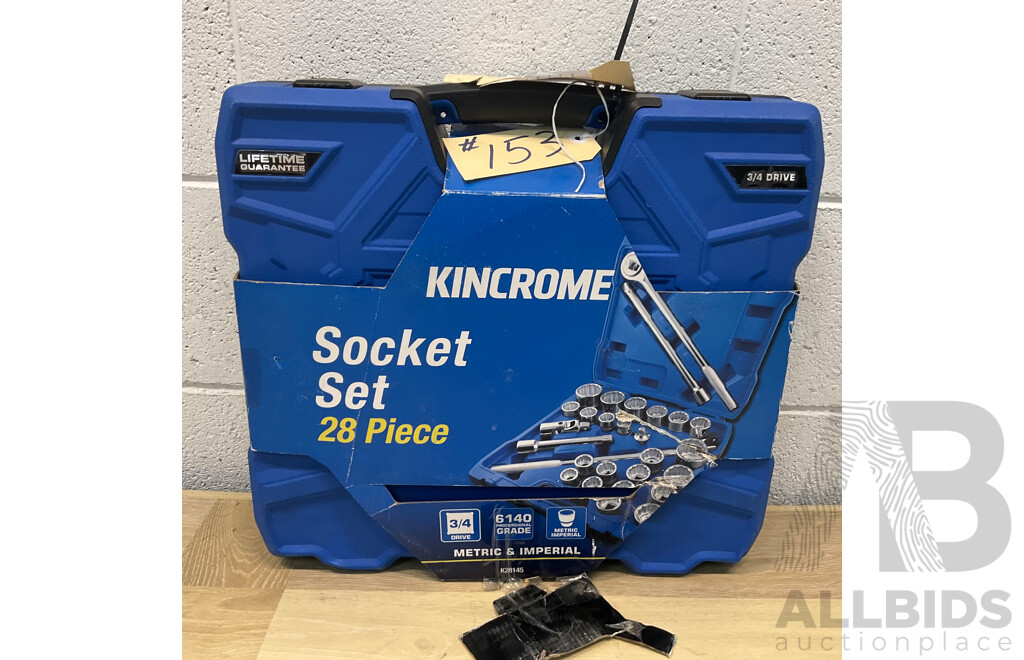 KINCROME Socket Set 28pce