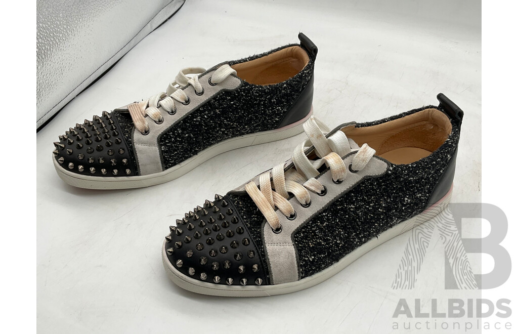 Christian Louboutin Gondolaclou Flat Calf Spikes (Size 42.5) - Estimated ORP $1,999.00