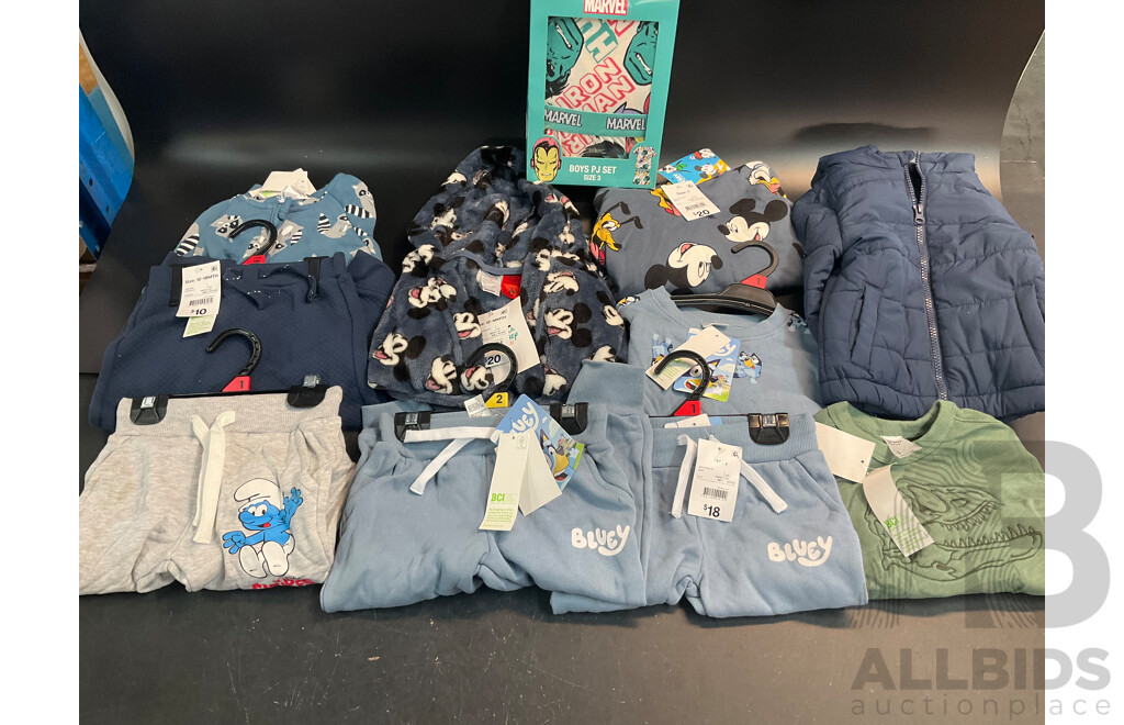 Boys Clothing Bulk Lot - Sizes 1- 3