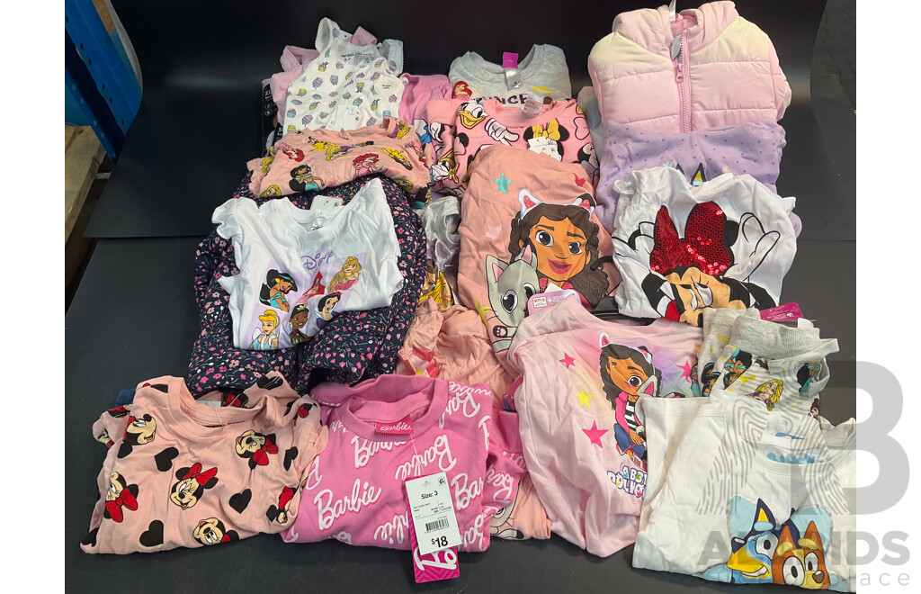 Girls Bulk Lot of Clothing Size 3