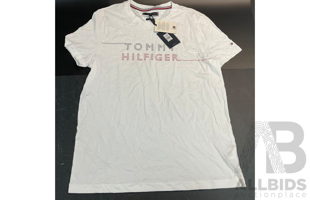 TOMMY HILFIGER, HUGO, BEN SHERMAN T-shirts - Various Sizes -  Lot of 7