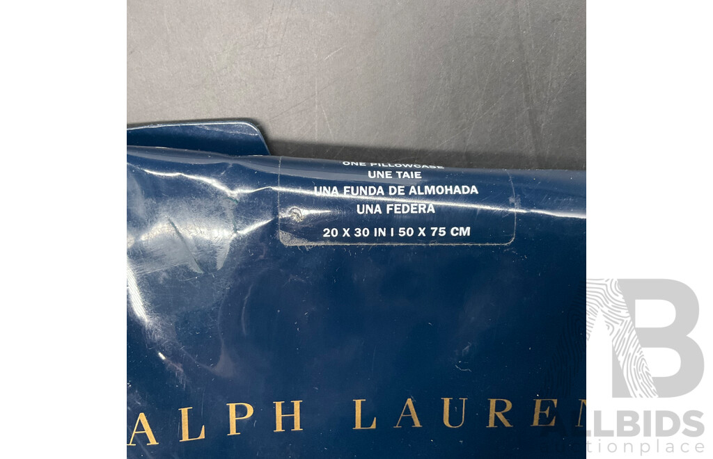 Ralph Lauren Fitted Sheet 137x193cm and Pillow Case