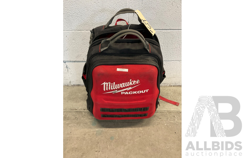 Milwaukee Packout Backpack, Blower & Assorted Tools