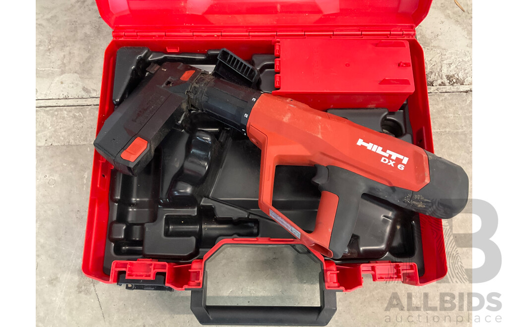 HILTI DX 6 MX Powder-actuated Tool with Magazine - ORP $2,199.00