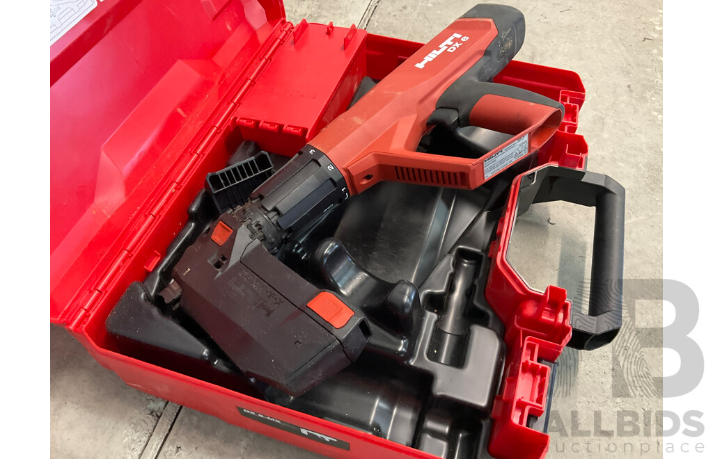 HILTI DX 6 MX Powder-actuated Tool with Magazine - ORP $2,199.00