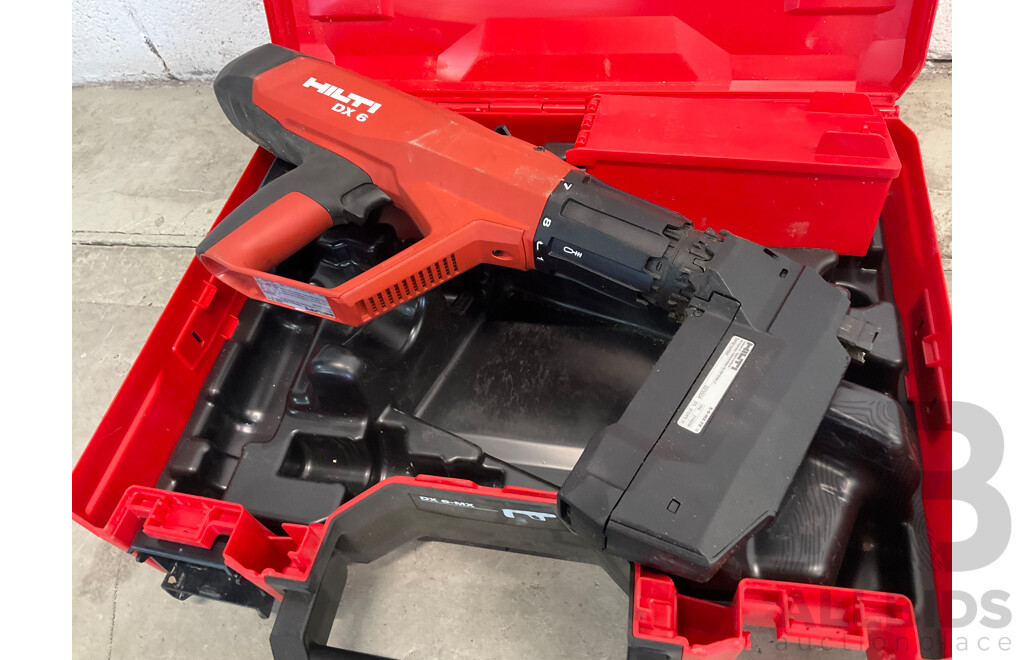 HILTI DX 6 MX Powder-actuated Tool with Magazine - ORP $2,199.00