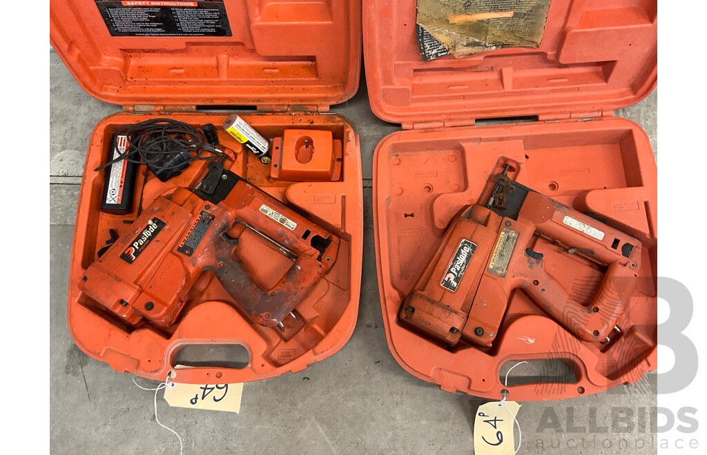 Paslode IM250 II Straight Finish Nailer's - Lot of 2