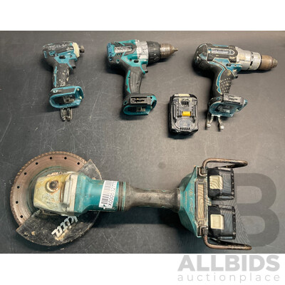 MAKITA Impact Driver, Hammer-driver Drill, Power Drill & Cordless Angle Grinder