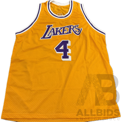 Hit Parade 2015/16 Edition Autographed Basketball Jersey - LAKERS 4 Scott - Size L