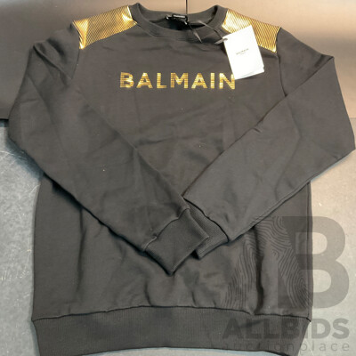 BALMAIN Kids Sweatshirt - Black - Size 14