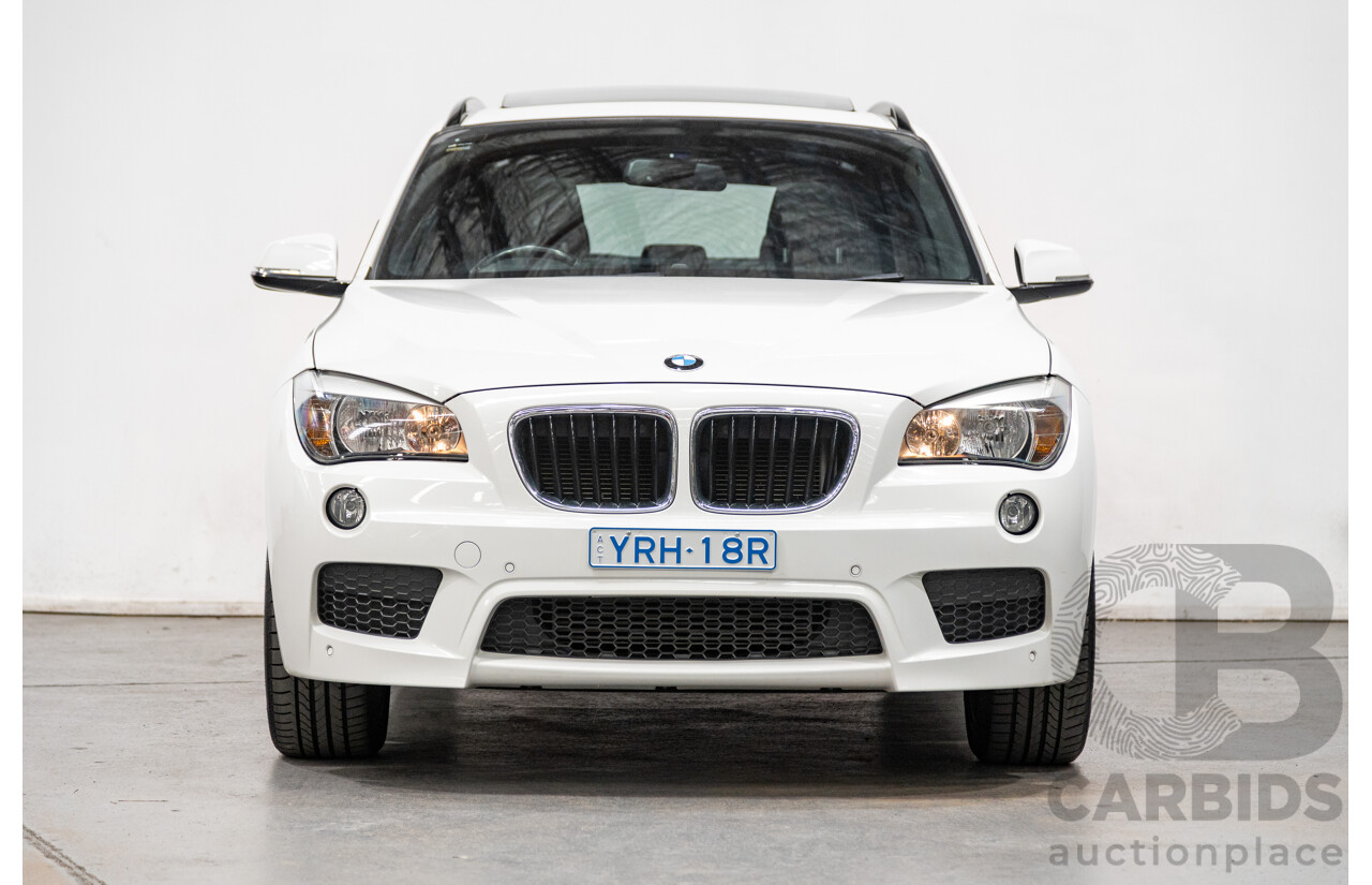 6/2014 BMW X1 Sdrive 18d LCI M-Sport Pack E84 MY14 4d Wagon Alpine White Turbo Diesel 2.0L