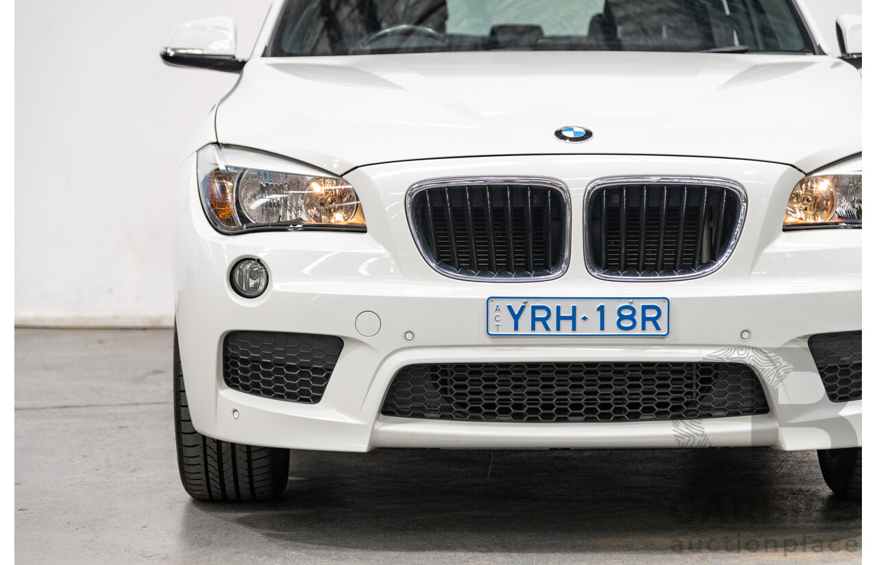 6/2014 BMW X1 Sdrive 18d LCI M-Sport Pack E84 MY14 4d Wagon Alpine White Turbo Diesel 2.0L