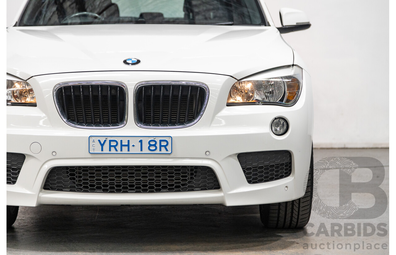 6/2014 BMW X1 Sdrive 18d LCI M-Sport Pack E84 MY14 4d Wagon Alpine White Turbo Diesel 2.0L