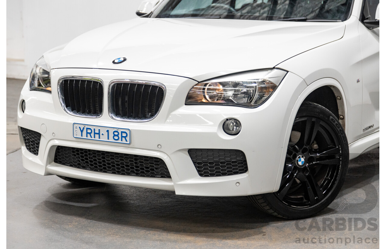 6/2014 BMW X1 Sdrive 18d LCI M-Sport Pack E84 MY14 4d Wagon Alpine White Turbo Diesel 2.0L