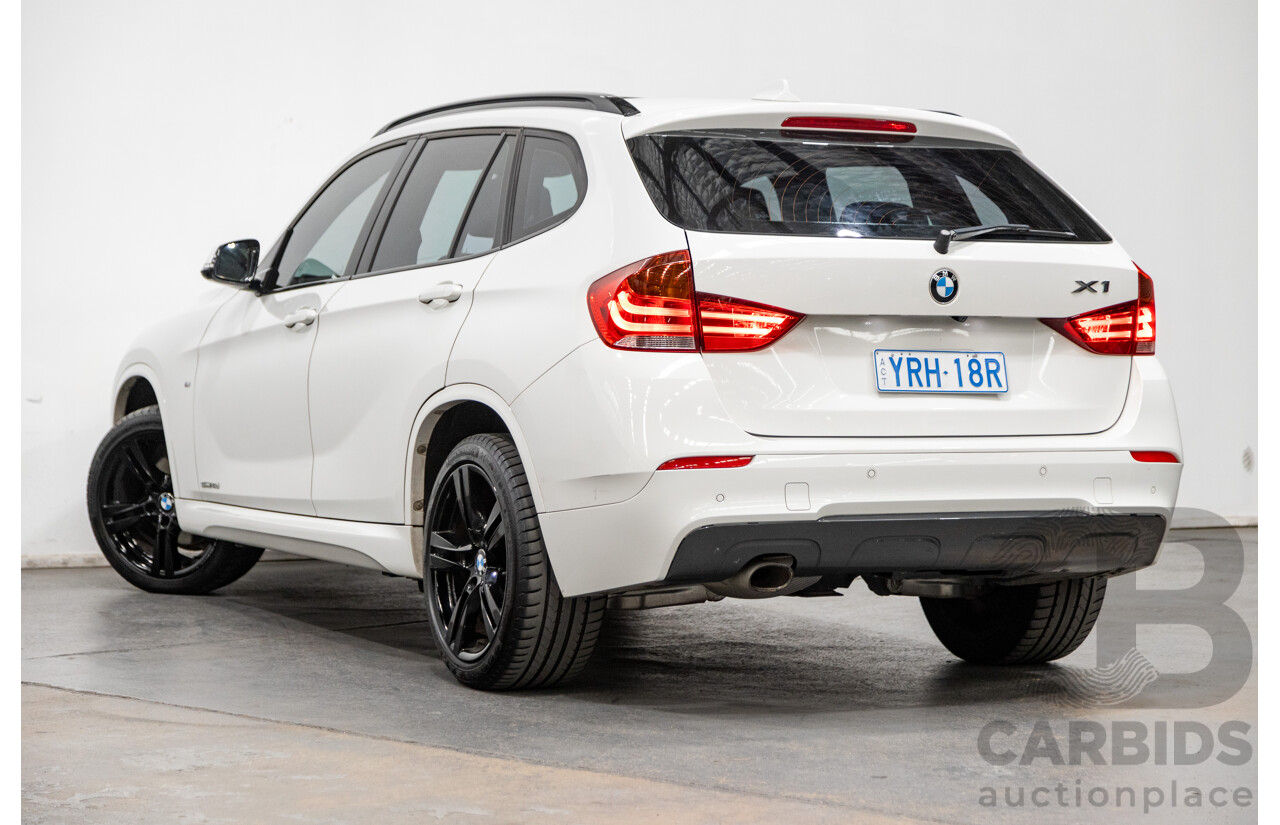 6/2014 BMW X1 Sdrive 18d LCI M-Sport Pack E84 MY14 4d Wagon Alpine White Turbo Diesel 2.0L