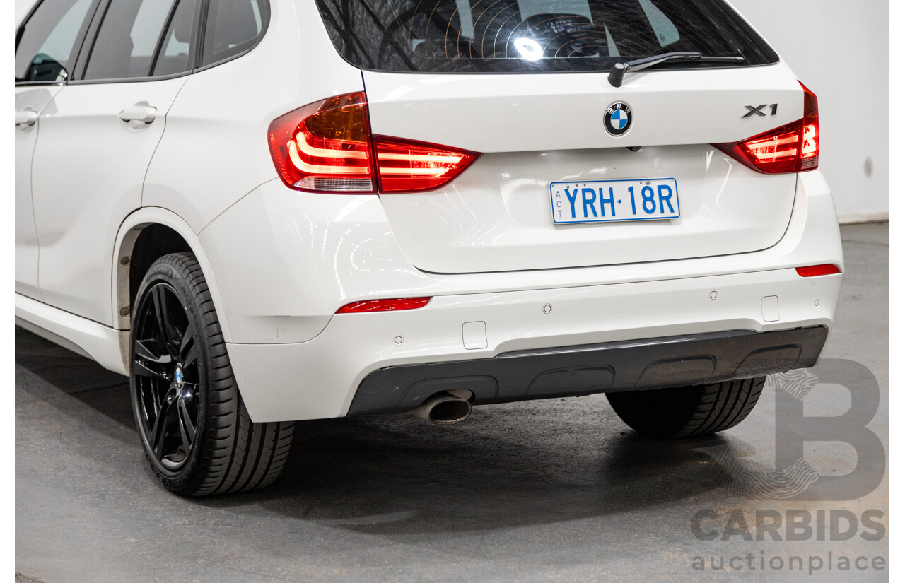 6/2014 BMW X1 Sdrive 18d LCI M-Sport Pack E84 MY14 4d Wagon Alpine White Turbo Diesel 2.0L