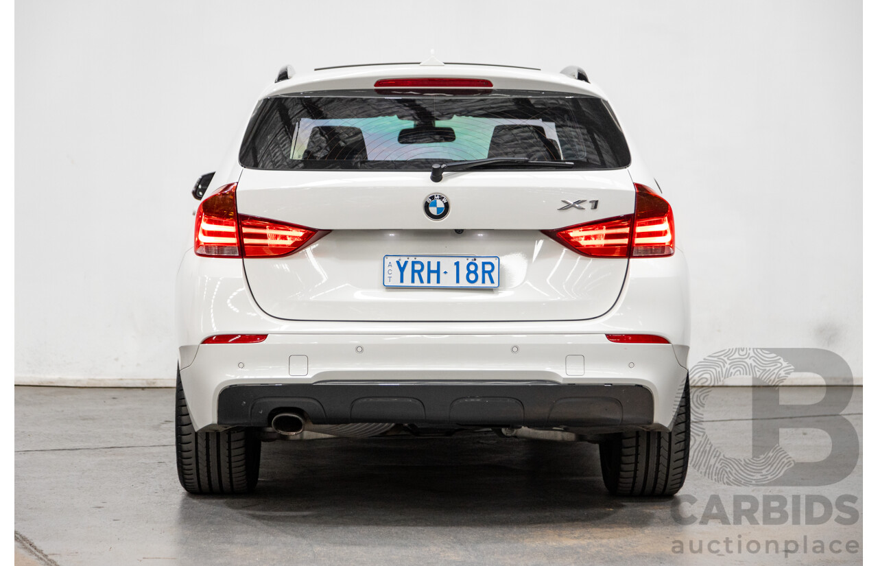 6/2014 BMW X1 Sdrive 18d LCI M-Sport Pack E84 MY14 4d Wagon Alpine White Turbo Diesel 2.0L