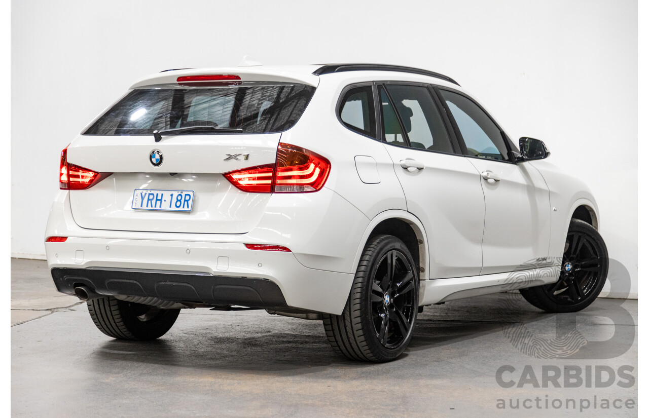 6/2014 BMW X1 Sdrive 18d LCI M-Sport Pack E84 MY14 4d Wagon Alpine White Turbo Diesel 2.0L