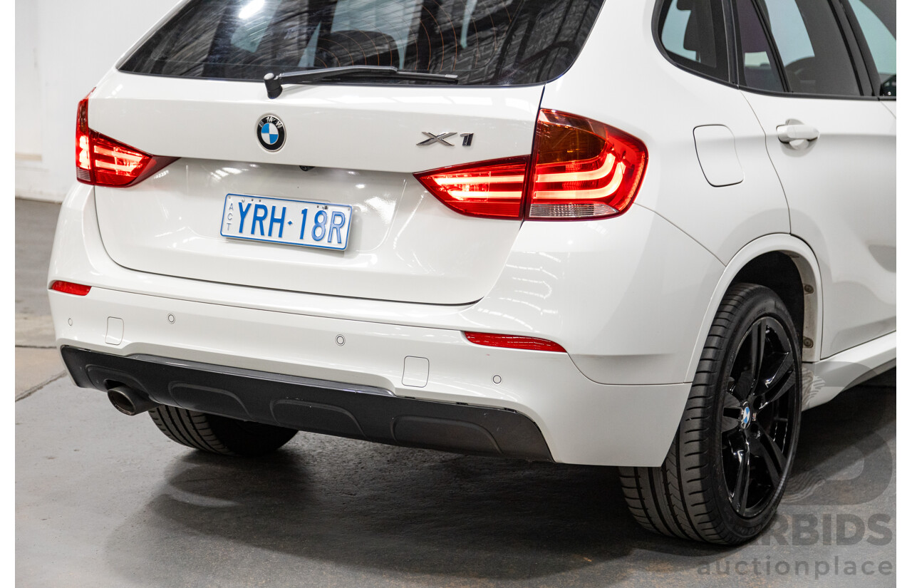 6/2014 BMW X1 Sdrive 18d LCI M-Sport Pack E84 MY14 4d Wagon Alpine White Turbo Diesel 2.0L