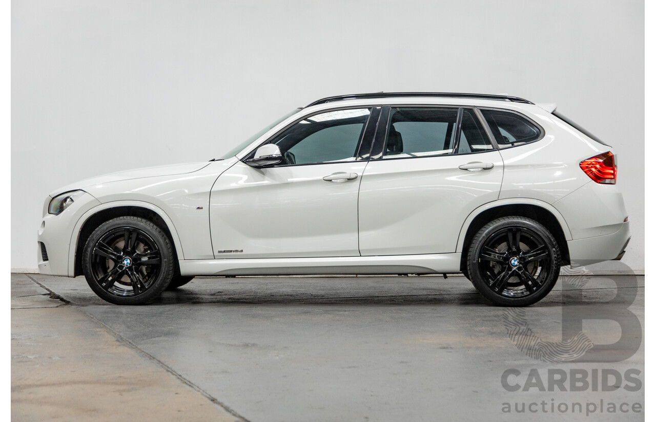 6/2014 BMW X1 Sdrive 18d LCI M-Sport Pack E84 MY14 4d Wagon Alpine White Turbo Diesel 2.0L