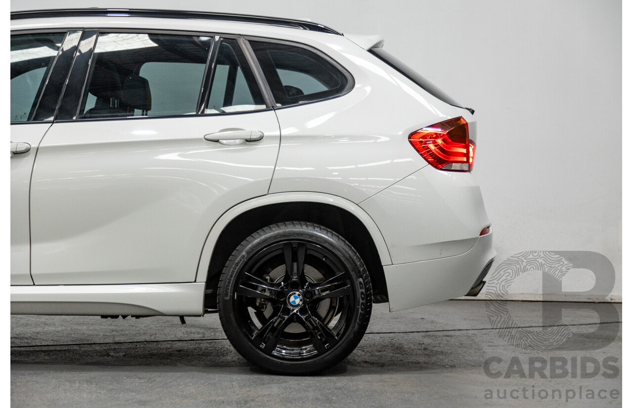 6/2014 BMW X1 Sdrive 18d LCI M-Sport Pack E84 MY14 4d Wagon Alpine White Turbo Diesel 2.0L