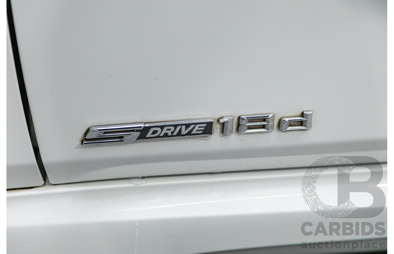 6/2014 BMW X1 Sdrive 18d LCI M-Sport Pack E84 MY14 4d Wagon Alpine White Turbo Diesel 2.0L