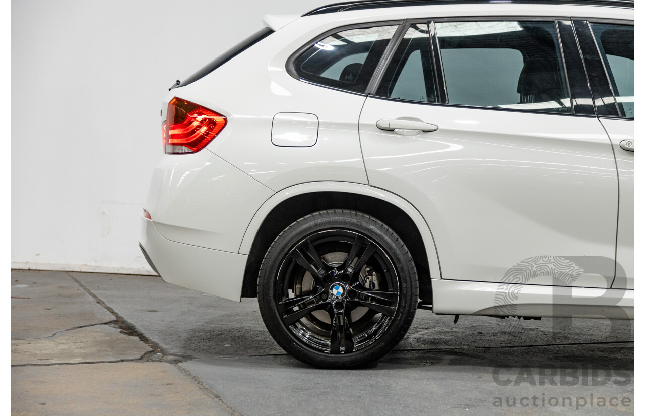 6/2014 BMW X1 Sdrive 18d LCI M-Sport Pack E84 MY14 4d Wagon Alpine White Turbo Diesel 2.0L