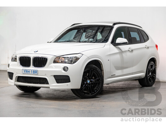 6/2014 BMW X1 Sdrive 18d LCI M-Sport Pack E84 MY14 4d Wagon Alpine White Turbo Diesel 2.0L