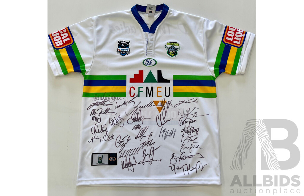 L18 - Canberra Raiders 2007 Signed Jersey