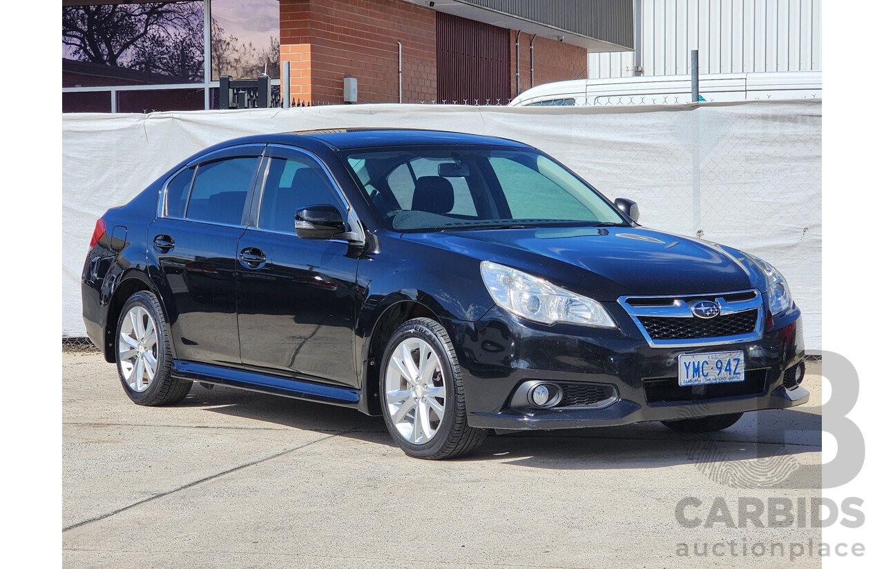 3/2014 Subaru Liberty 2.5i MY14 4d Sedan Black 2.5L
