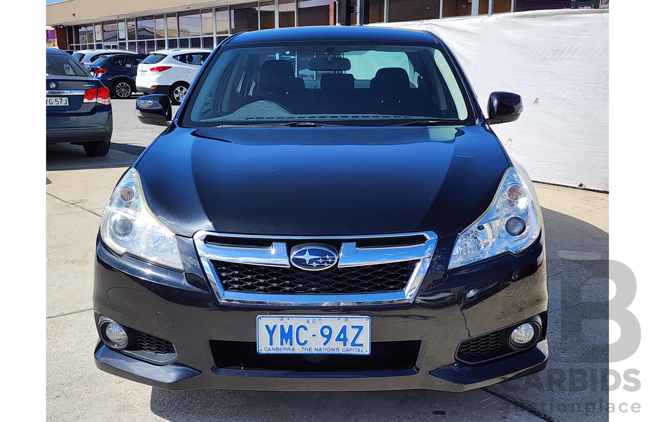 3/2014 Subaru Liberty 2.5i MY14 4d Sedan Black 2.5L