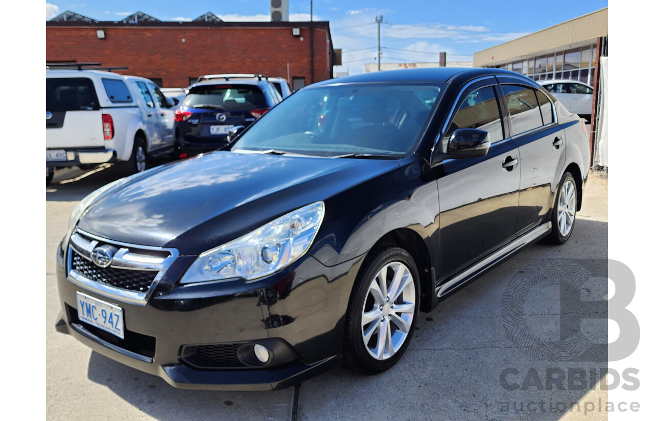 3/2014 Subaru Liberty 2.5i MY14 4d Sedan Black 2.5L
