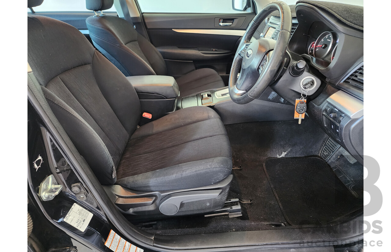 3/2014 Subaru Liberty 2.5i MY14 4d Sedan Black 2.5L