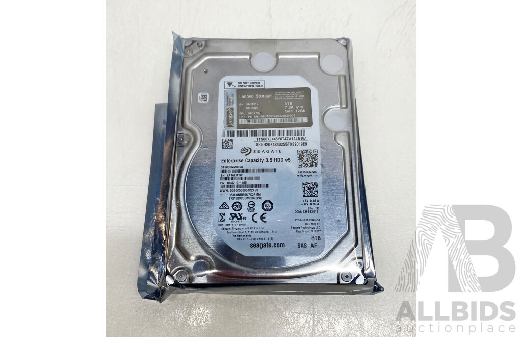 Seagate (ST8000NM0075) 8TB SAS 3.5-Inch Hard Drive