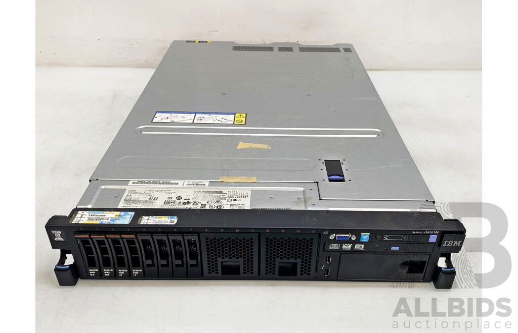 IBM System X3650 M4 Intel Xeon (E5-2620 V2) 2.10GHz-2.60GHz 6-Core CPU 2RU Server