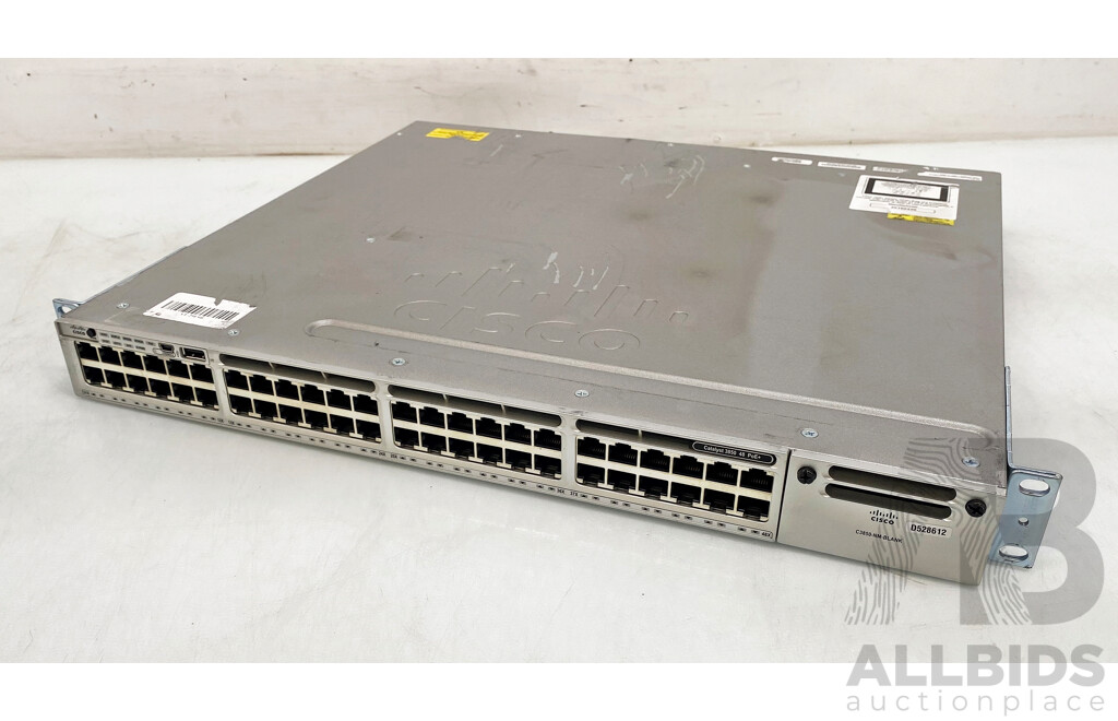 Cisco (WS-C3850-48P-L) Catalyst 3850 Series PoE 48-Port Gigabit Switch