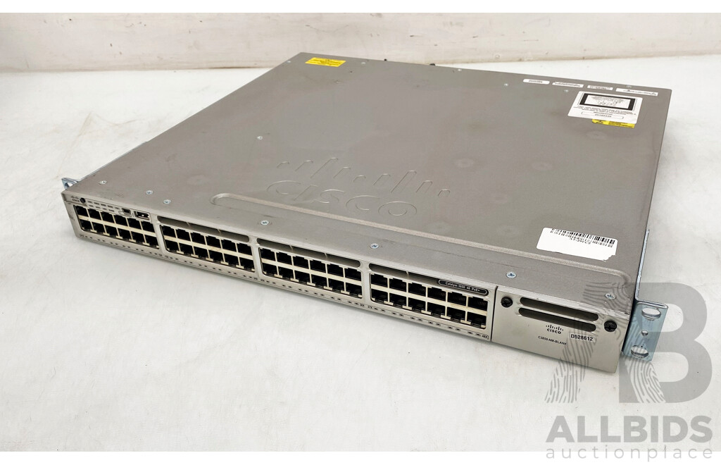 Cisco (WS-C3850-48P-L) Catalyst 3850 Series PoE 48-Port Gigabit Switch