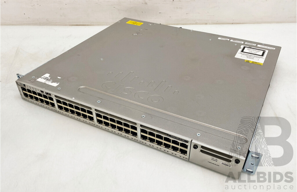 Cisco (WS-C3850-48P-L) Catalyst 3850 Series PoE 48-Port Gigabit Switch