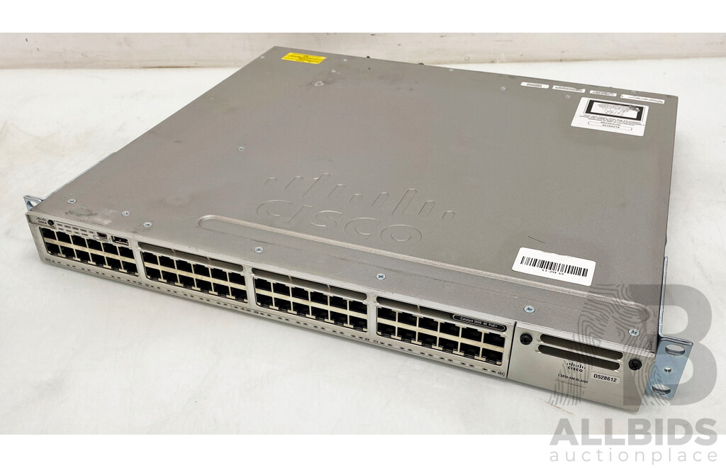 Cisco (WS-C3850-48P-L) Catalyst 3850 Series PoE 48-Port Gigabit Switch