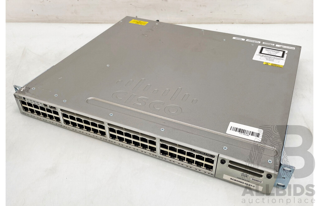 Cisco (WS-C3850-48P-L) Catalyst 3850 Series PoE 48-Port Gigabit Switch