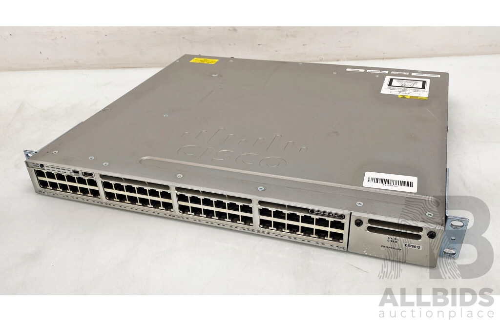 Cisco (WS-C3850-48P-L) Catalyst 3850 Series PoE 48-Port Gigabit Switch