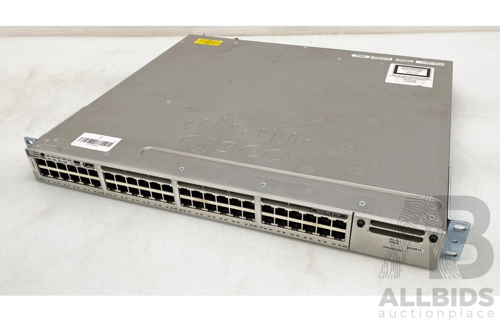 Cisco (WS-C3850-48P-L) Catalyst 3850 Series PoE 48-Port Gigabit Switch