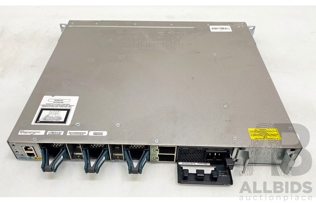 Cisco (WS-C3850-48P-L) Catalyst 3850 Series PoE 48-Port Gigabit Switch